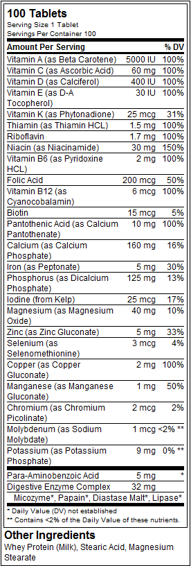 Formula quotidiana - 100 compresse