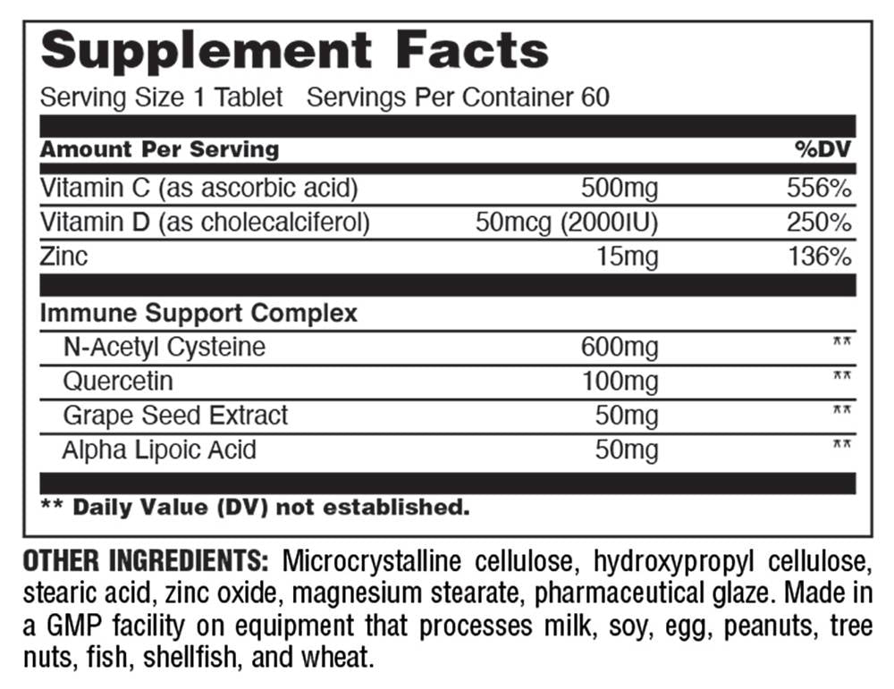 Compresse immune 60 quotidiane
