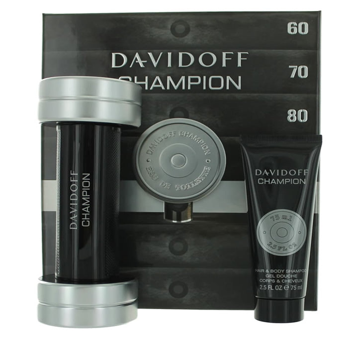 <tc>DAVIDOFF</tc> Champion Eau De Toilette Spray 90ml Set 2 Pezzi
