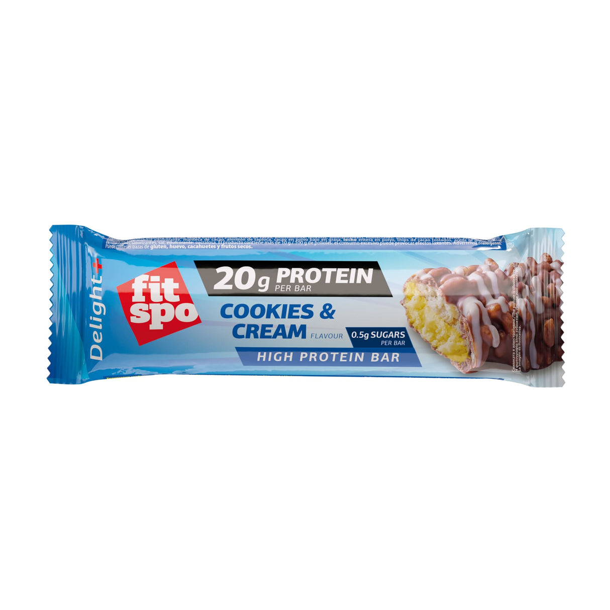 Delight+ Barretta Proteica Biscotti e Crema - 12 x 60 grammi