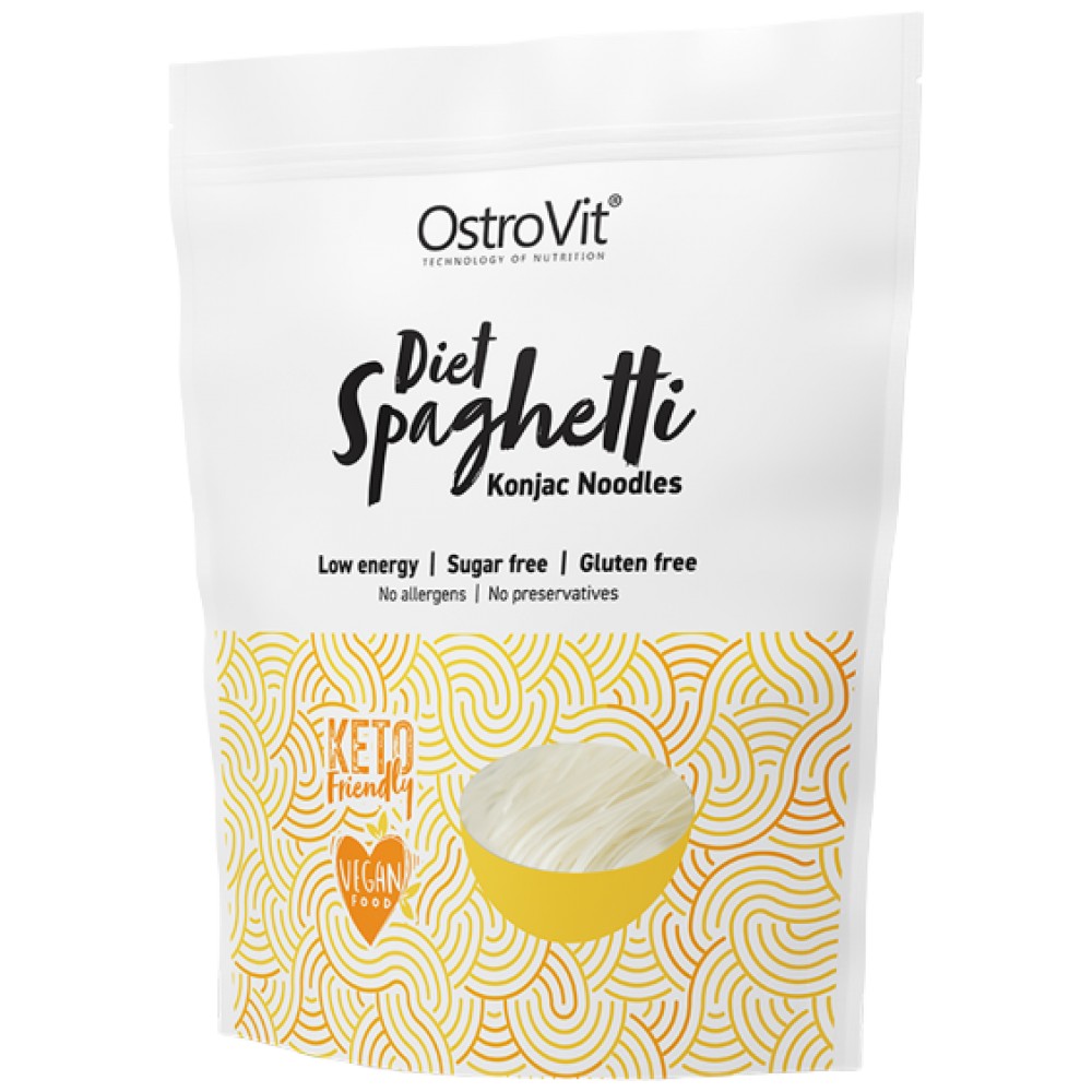 Spaghetti Diet/Tagliatelle Konjac Keto-Friendly a basso contenuto calorico 400 grammi