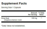Radice di Dong Quai 530 mg - 100 capsule