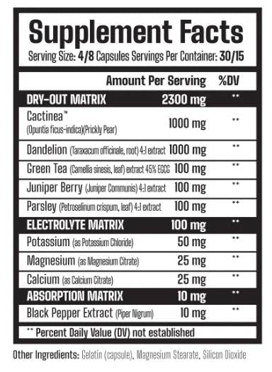 Asciugatura | Diuretico naturale - 120 capsule