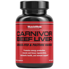 Beef Liver | Grass-Fed & Pasture Raised - 180 capsules - Nutra Best Europe