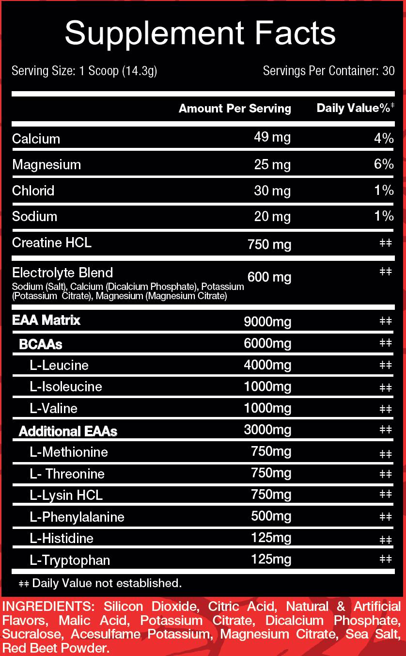 EAA + Creatina HCL 429 grammi