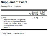 Tè verde super forte EGCG 60 capsule