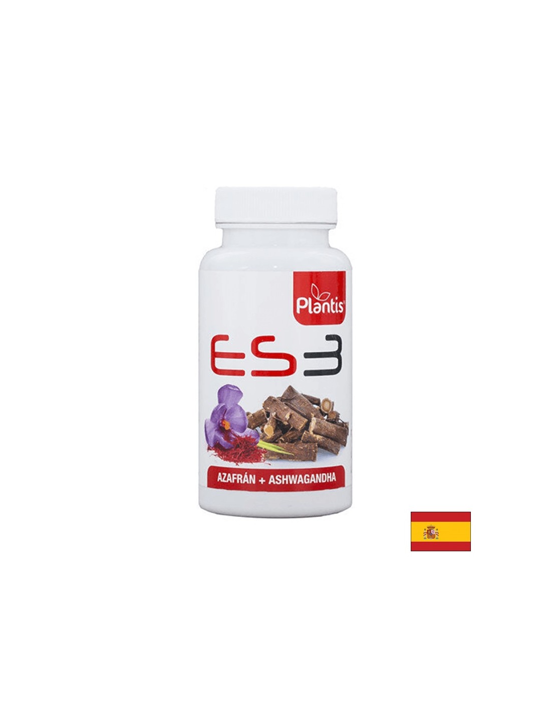 Stress e buon umore - Zafferano + Ashwagandha ES3 Plantis®, 30 capsule