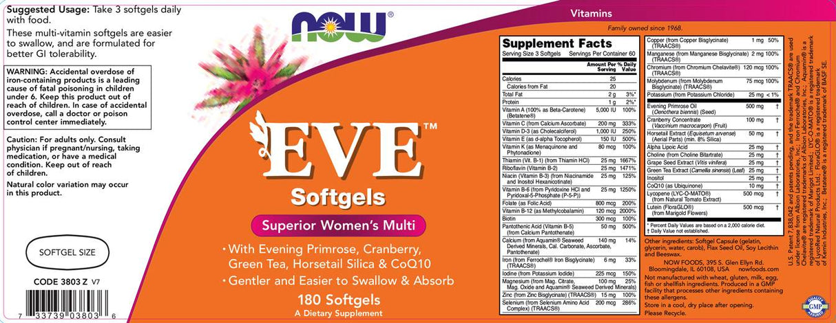 EVE Donna Multi - 180 capsule di gel
