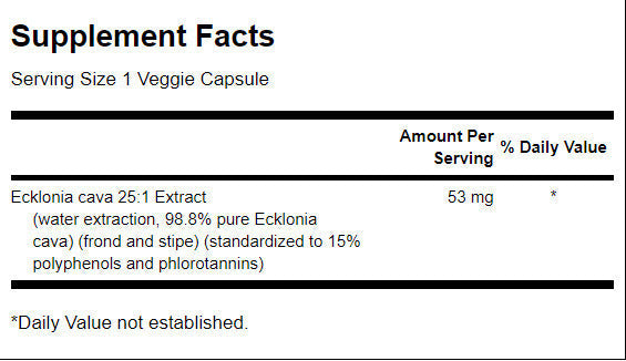 Estratto di Ecklonia Cava 53 mg - 30 capsule