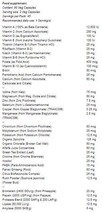 Eco Green Multi - 90 Capsules