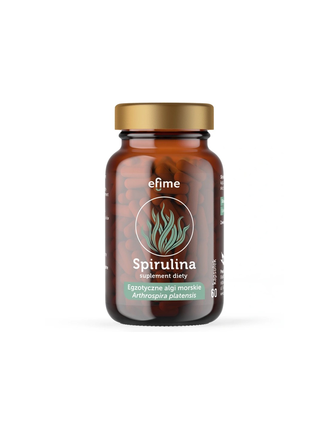 Per anemia da carenza di ferro e affaticamento - Spirulina Efime, 380 mg x 60 capsule