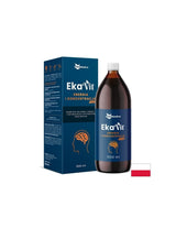 Vitamina liquida con estratti di erbe per energia e concentrazione - EkaVit, 1 litro, 20 dosi