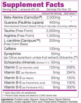 Shot potenziatore di energia - 20 x 60 ml