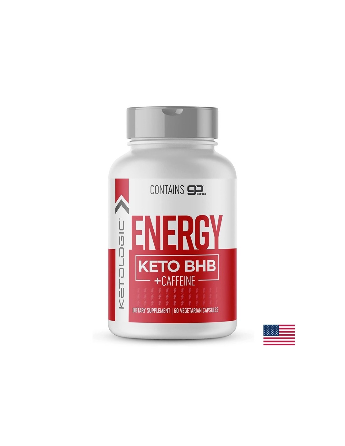 Chetoni esogeni + Caffeina - Energy Keto BHB + Caffeina, 60 capsule
