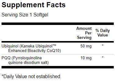 PQQ potenziato con Ubichinolo 60 mg - 30 Capsule gel