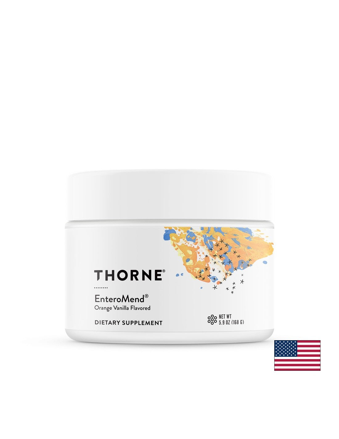 Formula a sostegno del tratto gastrointestinale - EnteroMend, polvere da 168 g con aroma di vaniglia e arancia