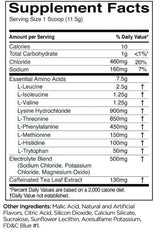 Aminoacidi essenziali 9 | Energia con caffeina - 345 grammi