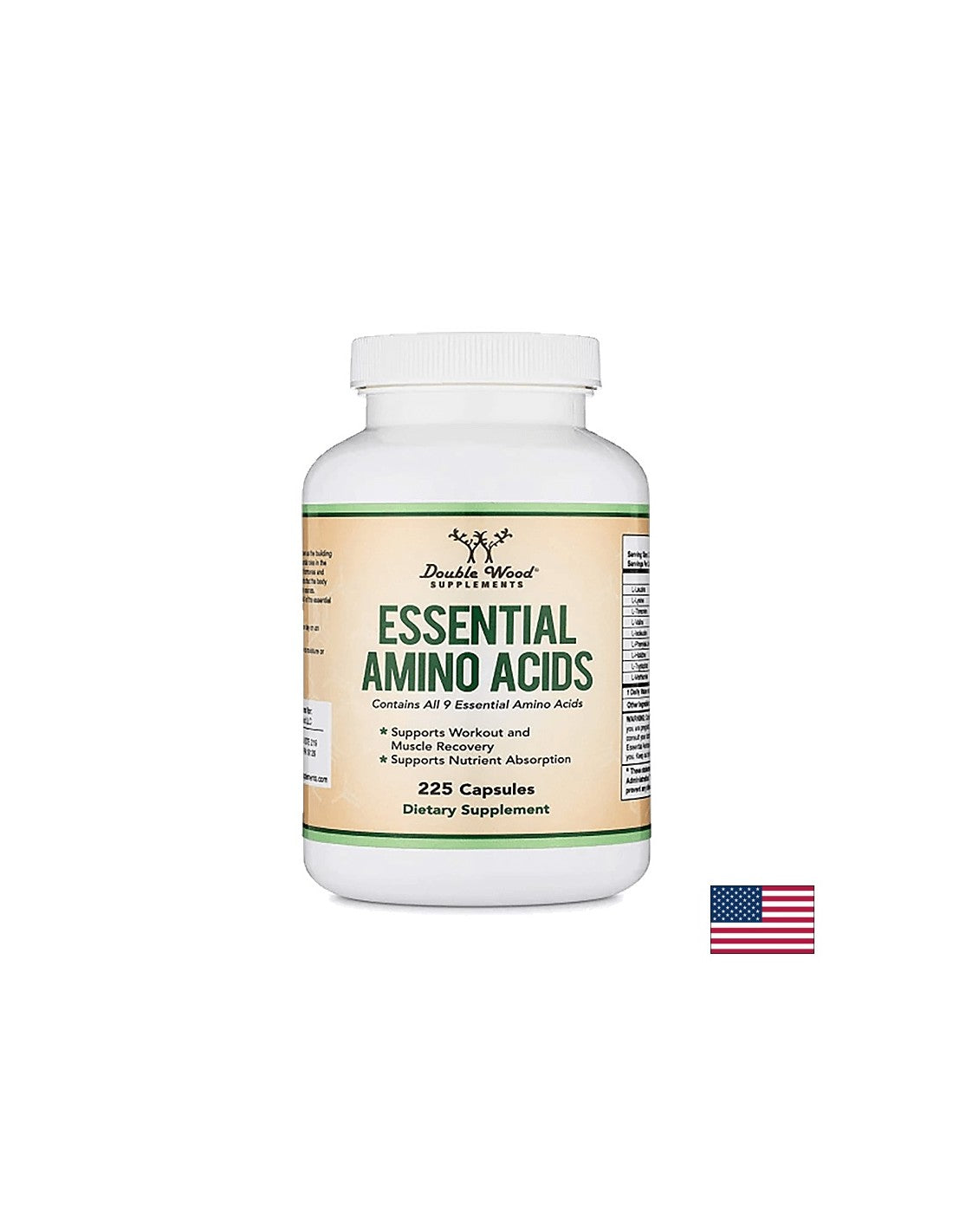 Aminoacidi essenziali - Aminoacidi essenziali, 225 capsule <tc>Double Wood</tc>