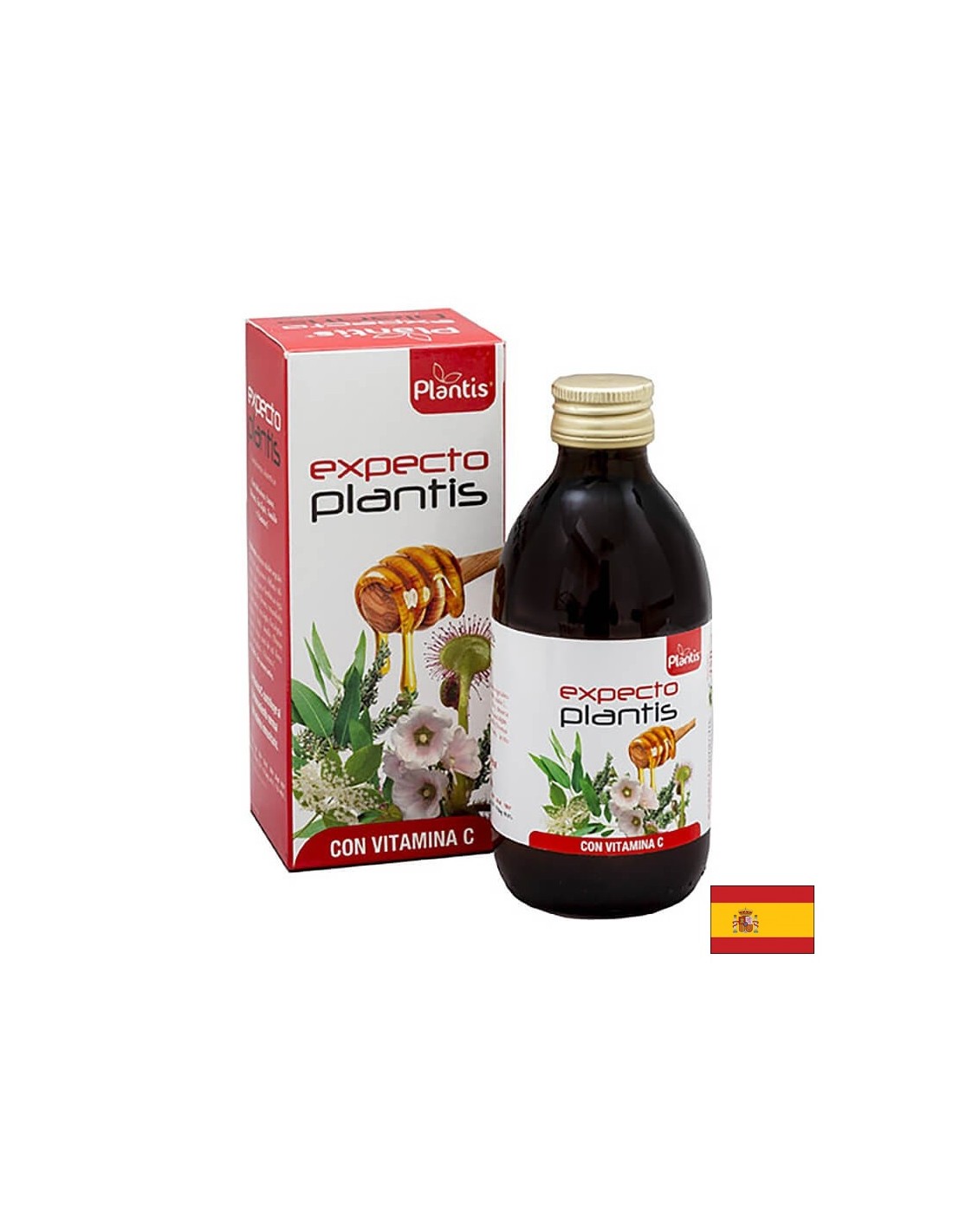 Raffreddore e influenza - Sciroppo alle erbe con vitamina C - Expecto, 250 ml