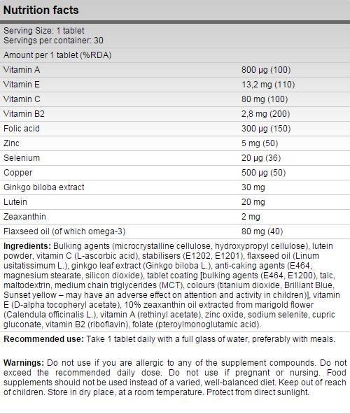 Occhi/Formula occhi 60 compresse