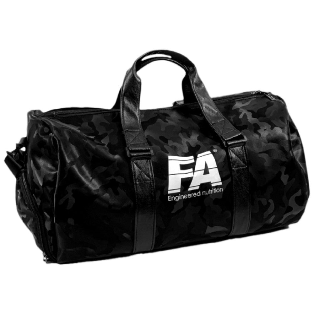 FA Nutrition/Borsa da allenamento/Mimetica nera