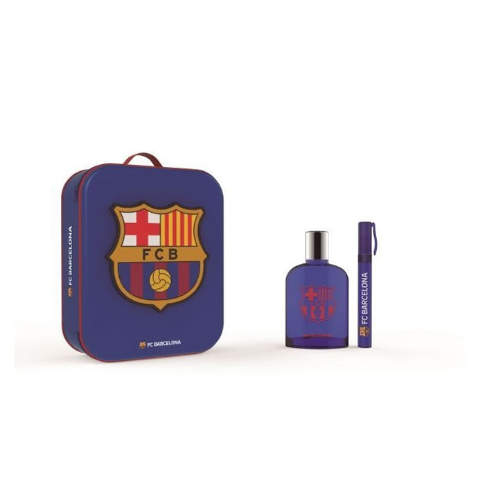 FC Barcelona Eau De Toilette Spray 100ml Set 3 Pezzi