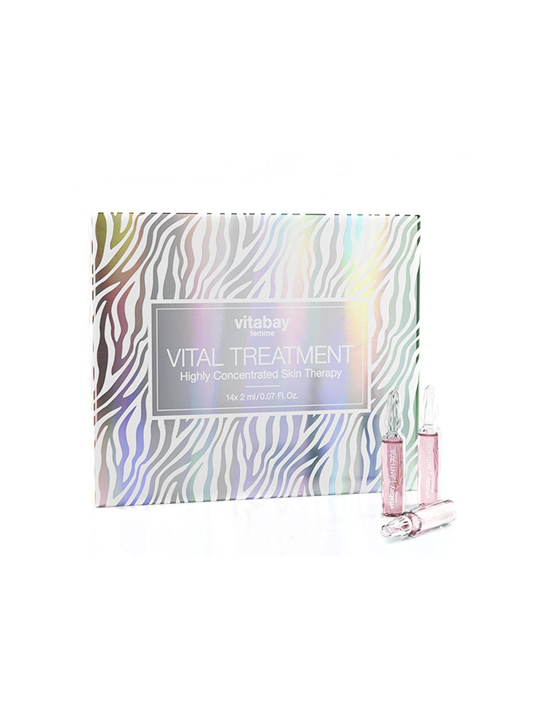 Femme Vital Treatment Anti-Age Serum - Fiale di siero anti-età contro l'invecchiamento cutaneo, 28 ml <tc>Vitabay</tc>