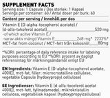 Vitamina E 400 IU | con olio MCT - 60 capsule