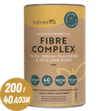 Polvere di fibre complesse - Gusto mora /200 g, 40 dosi/ <tc>Nutravita</tc>