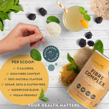 Polvere di fibre complesse - Gusto mora /200 g, 40 dosi/ <tc>Nutravita</tc>