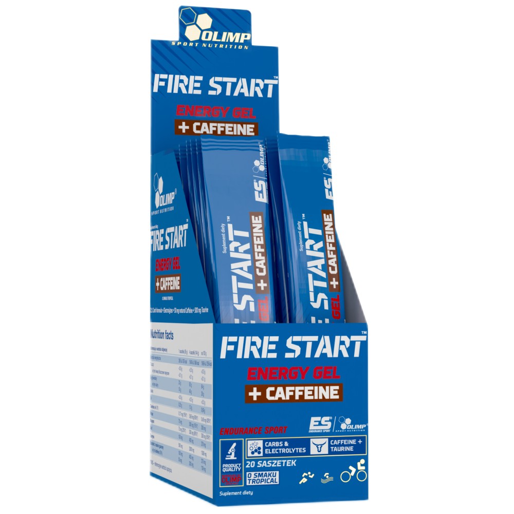 Gel energetico Fire Start + Caffeina 20 x 80 grammi