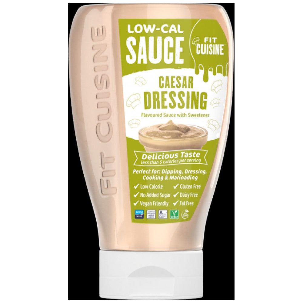 Salsa a basso contenuto calorico Fit Cuisine | Condimento Caesar - 425 ml