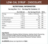 Sciroppo a basso contenuto calorico Fit Cuisine | Cioccolato - 425 ml