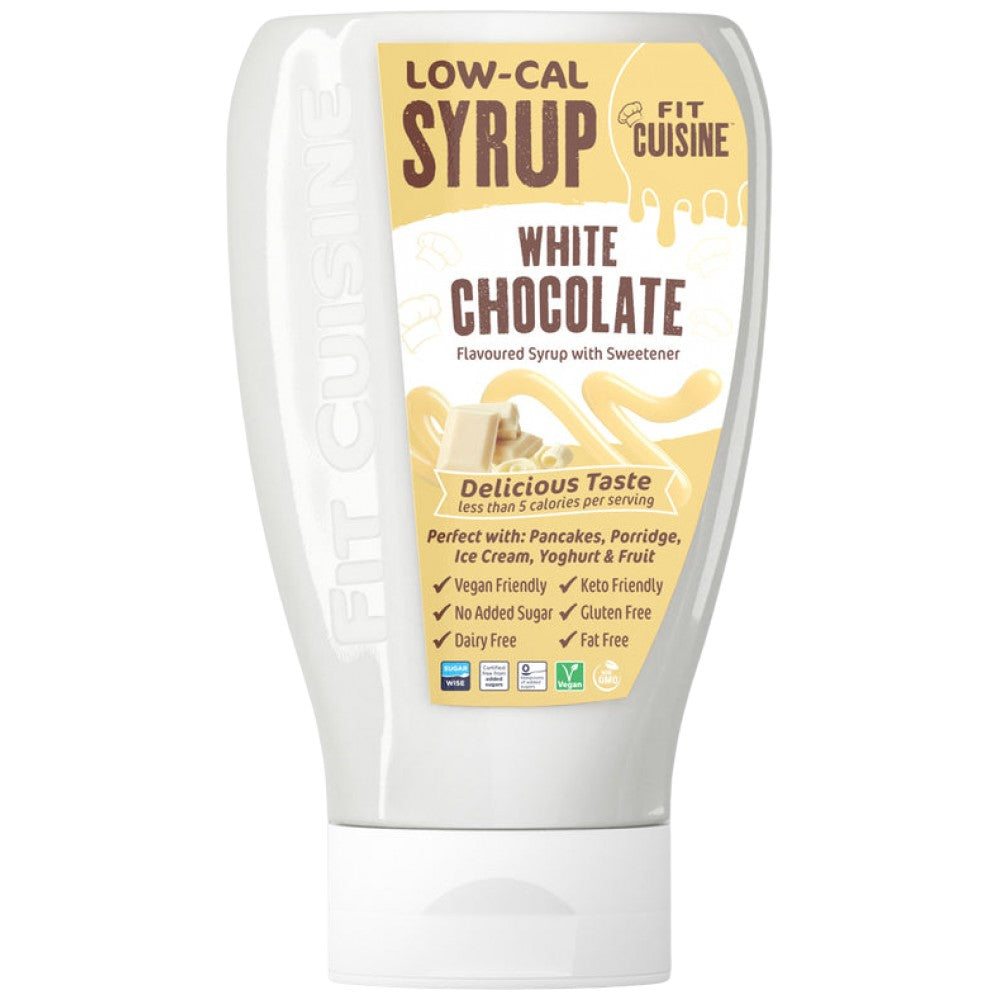 Sciroppo a basso contenuto calorico Fit Cuisine | Cioccolato Bianco - 425 ml
