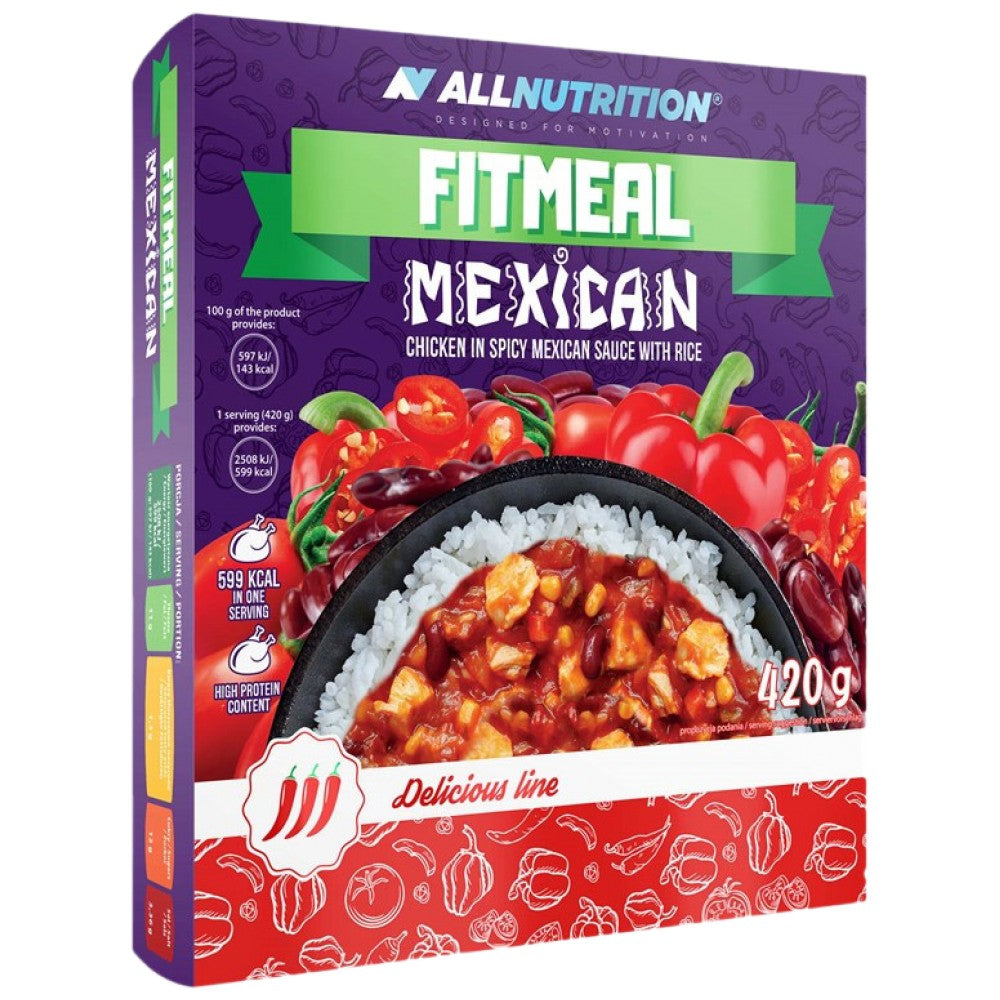 FitMeal messicano | Pasto pronto ad alto contenuto proteico - 420 grammi