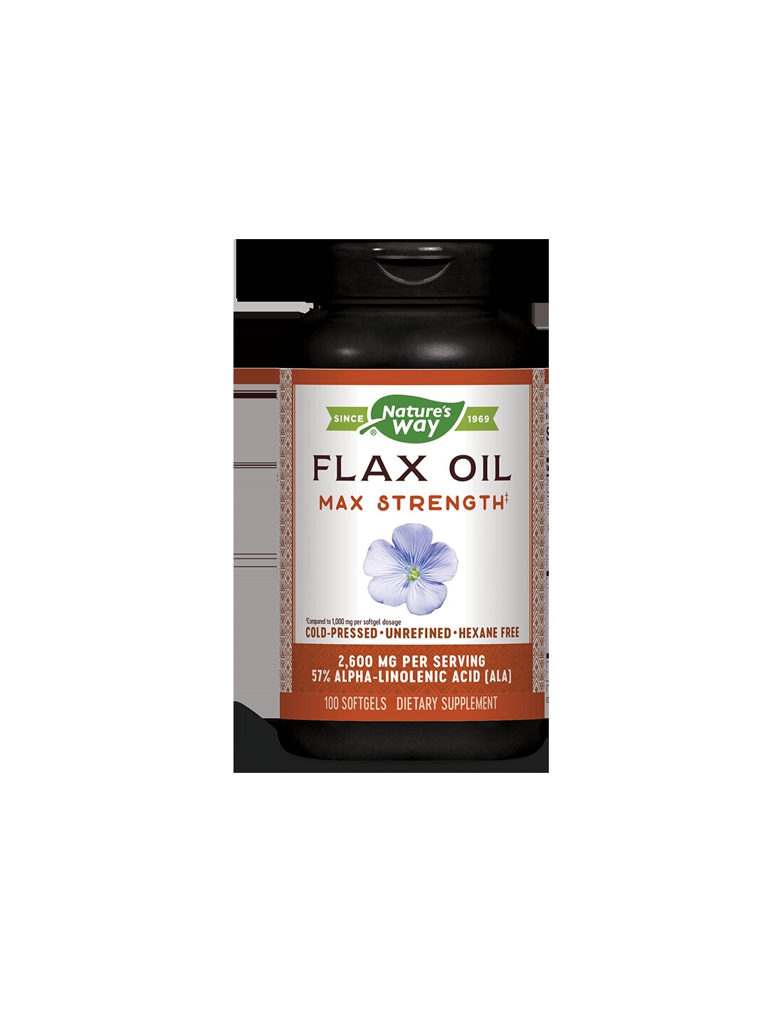 Olio di Lino 57% ALA 1300 mg x 100 capsule softgel Nature's Way