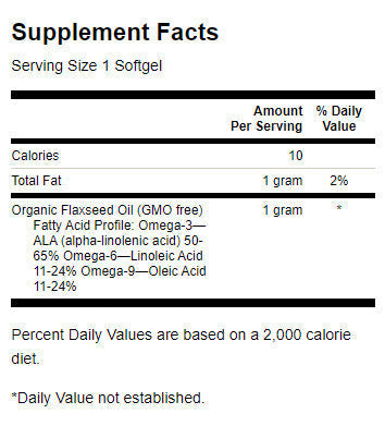 Olio di Semi di Lino 1000 mg - 100 Capsule Gel