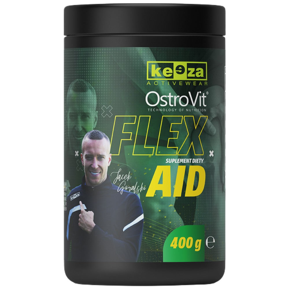Aiuto flessibile - KEEZA | Collagene + Glucosamina, Condroitina, MSM, Acido Ialuronico 400 grammi