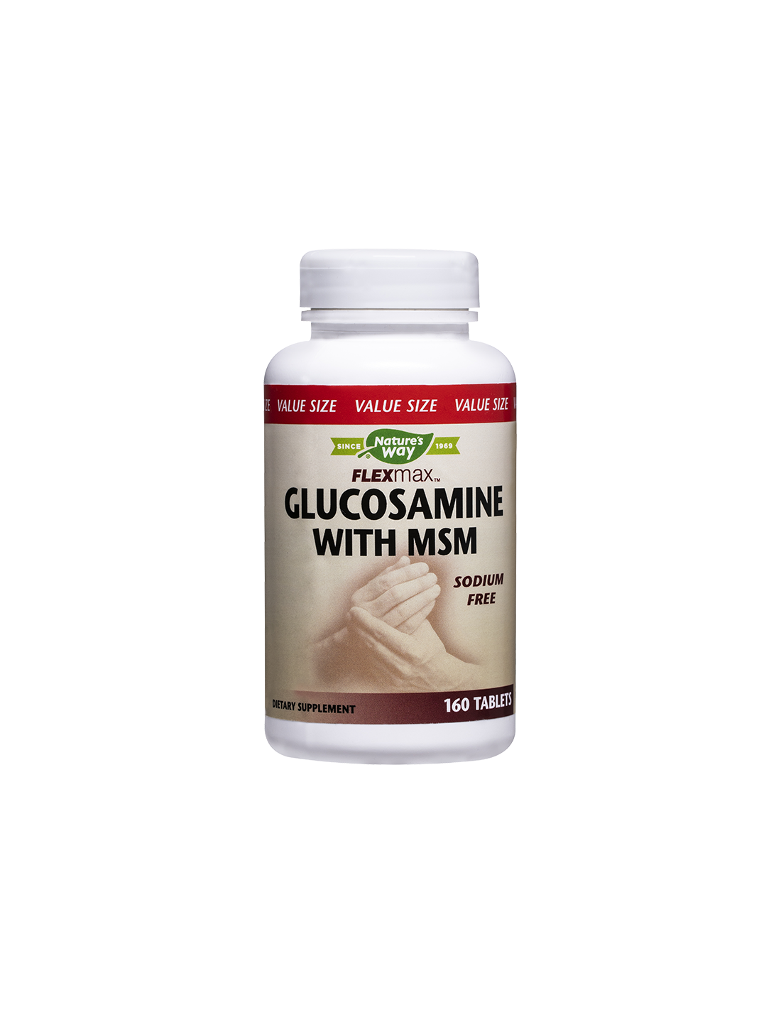 Flexmax™ Glucosamina con MSM/Solfato di Glucosamina & MSM 877 mg x 160 compresse Nature's Way