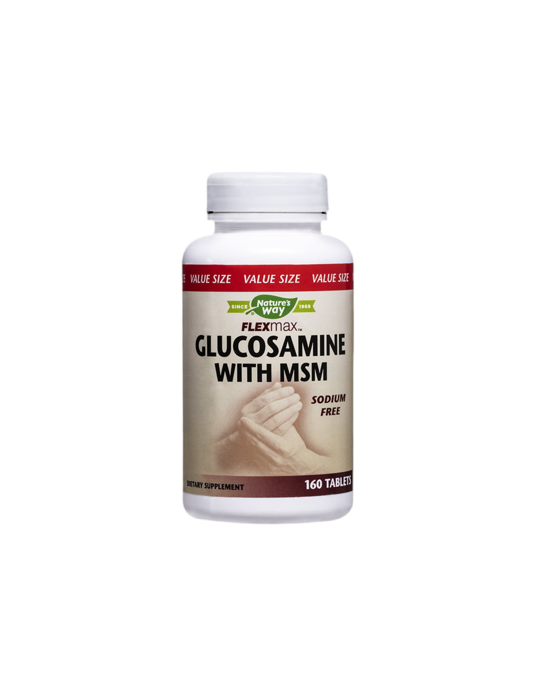 Flexmax™ Glucosamina con MSM/Solfato di Glucosamina & MSM 877 mg x 160 compresse Nature's Way