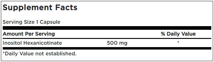 Niacina Flush Free 500 mg - 240 capsule