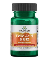 Acido folico & B12 - 30 capsule