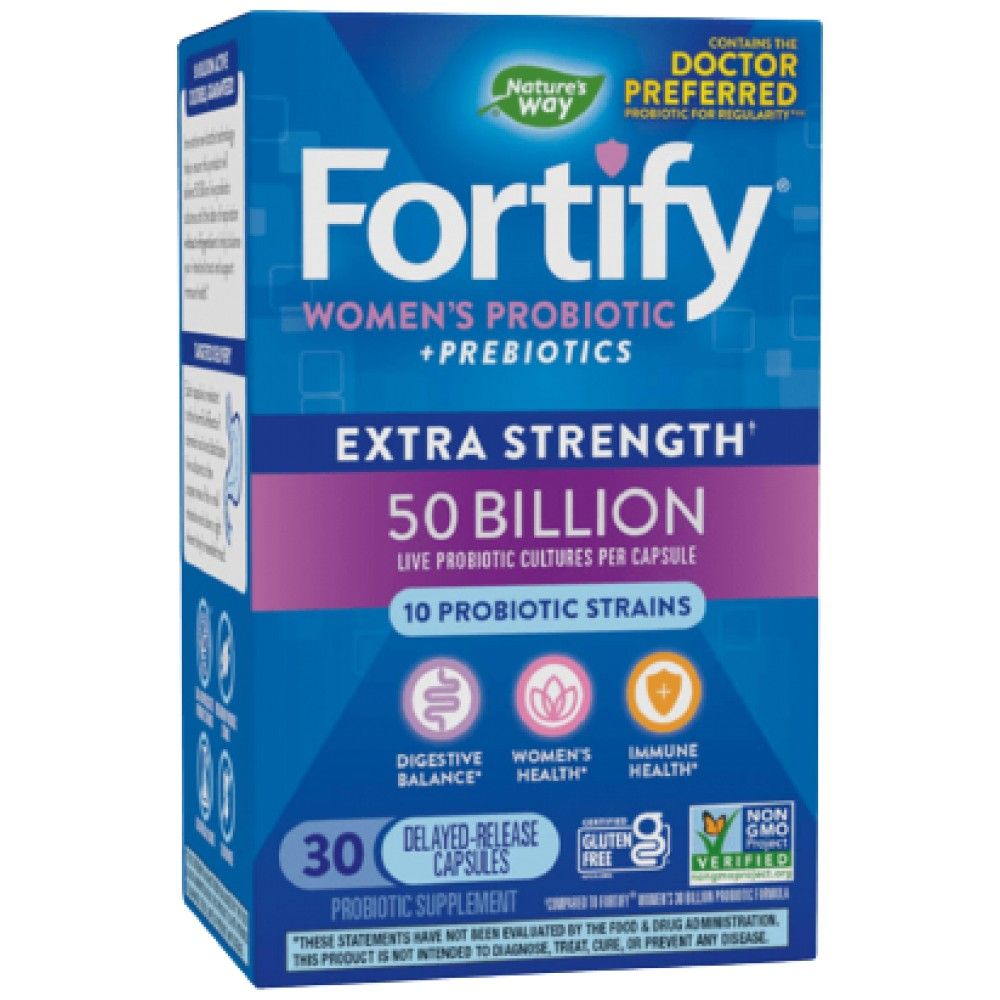 Fortificare i 50 miliardi di probiotici attivi delle donne | Forza extra - 30 capsule