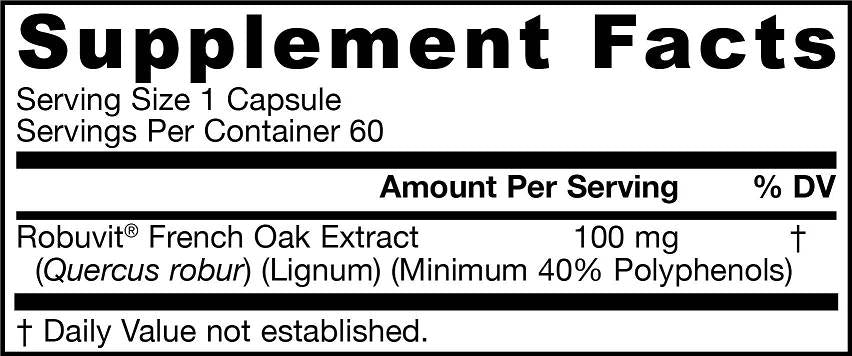 Estratto di quercia francese 60 capsule