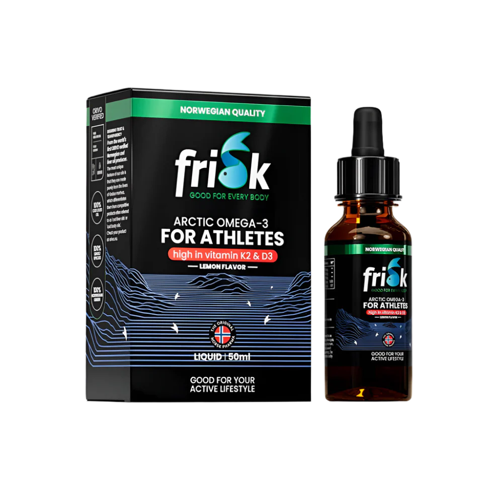Arctic Sport-Omega-3 per atleti-Pesce selvatica dalla Norvegia/Sapore di limone-50 ml