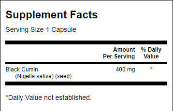 Semi di cumino nero a spettro completo 400 mg - 60 capsule