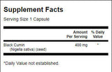 Semi di cumino nero a spettro completo 400 mg - 60 capsule