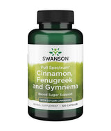 Cannella a spettro completo, fieno greco & Gymnema - 120 capsule