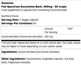 Corteccia di Eucommia a spettro completo 400 mg 60 capsule