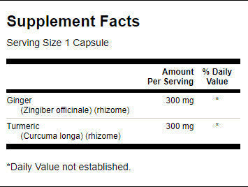Zenzero a spettro completo & Curcuma - 60 capsule